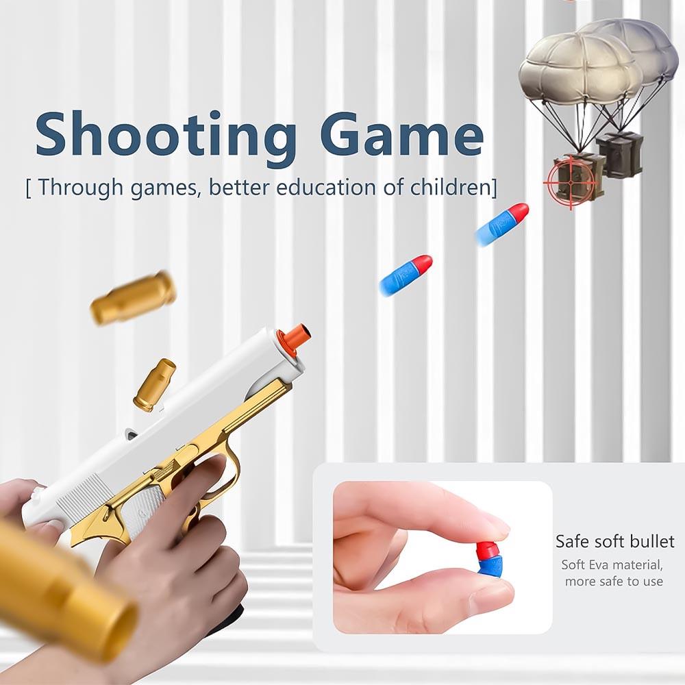 Soft Bullet Colt M1911 Toy Gun Pistol Toys Cheap Cool Realistic Look Real Hand Guns For Kids Shooting Game Birthday Gift
