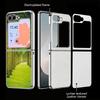 Cool Travel Moto Biker Print Case For Samsung Galaxy Z Flip 8 7 6 5 Z Flip8 Flip7 Flip6 Hybrid 3in1 Plating Leather Skin Folding Phone Cover