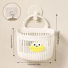 Wall Baskets Wall Mounted Storage Basket With Hook No Drill Organizing Bag With Hook Over Door Bathroom Organizer For Kitchen