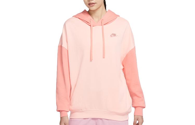Nike Sweatshirts Women s Pink Hooded Moderate Regular DJ5483-666 M