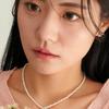 BELLOOGGI Heart Ribbon Pearl Necklace