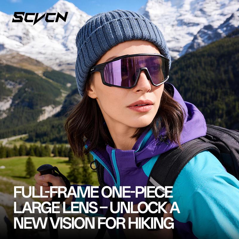 SCVCN Men Polarized Cycling Sunglasses Hiking Eyewear Professional Mountain Mtb Bike Riding UV400 Glasses Outdoor Windproof New7