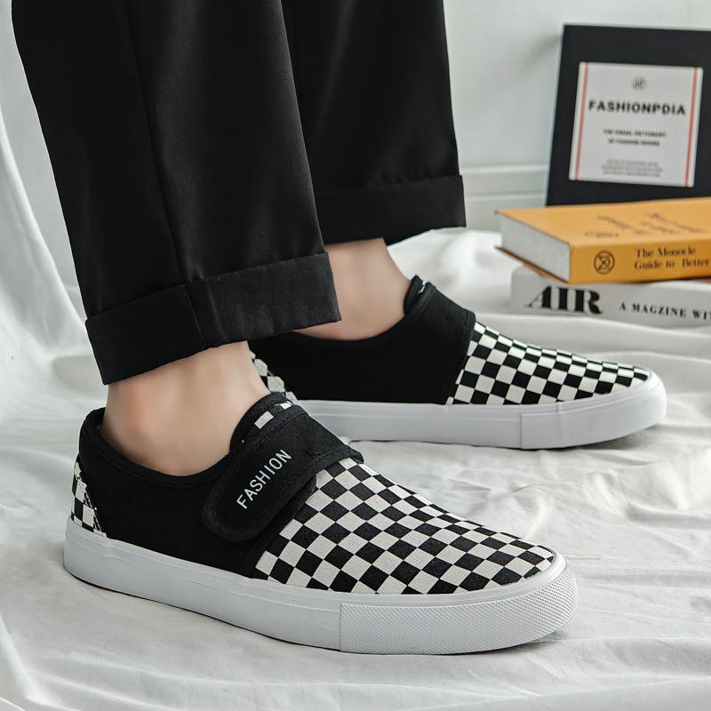 

Новые парусиновые туфли Мужские Летние Классические Лоферы Мужская Повседневная Обувь Дышащая Ленивая Обувь для Ходьбы Плоская Женская Обувь Кроссовки Черный Белый 35