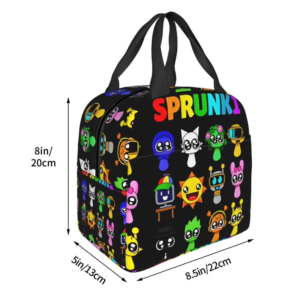 Custom S-Sprunkies Lunch Bag Men Women Thermal Cooler Insulated Lunch Boxes for Adult Office