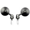 2pcs Motorcycle Rearview Mirror Handle Bar End Mount Retro Mirror Reflector Motorbike Modified