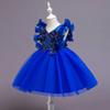 Autumn Children's Princess Dress Sleeveless Costume Flower Girl Tutu Skirt Kindergarten Graduation Dress for Girls