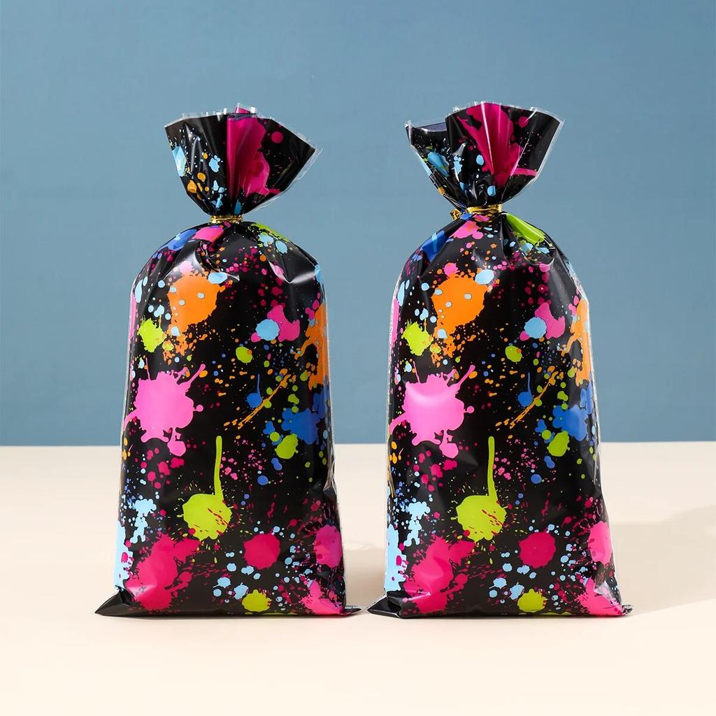 50 Teile/satz Coloful Graffiti Candy Tasche Geschenk Verpackung Tasche Geburtstag Partei Liefert Hochzeit Baby Dusche Geschenk Tasche