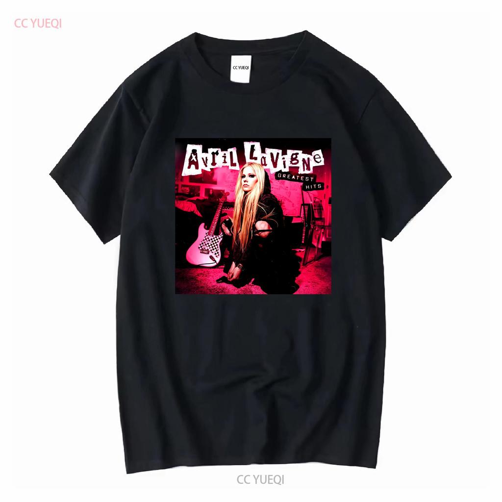 Avril Lavigne Album Greatest Hits Adult T Shirt All Size S To 5XL AL149 Long or Short Sleeves Vintage Washed