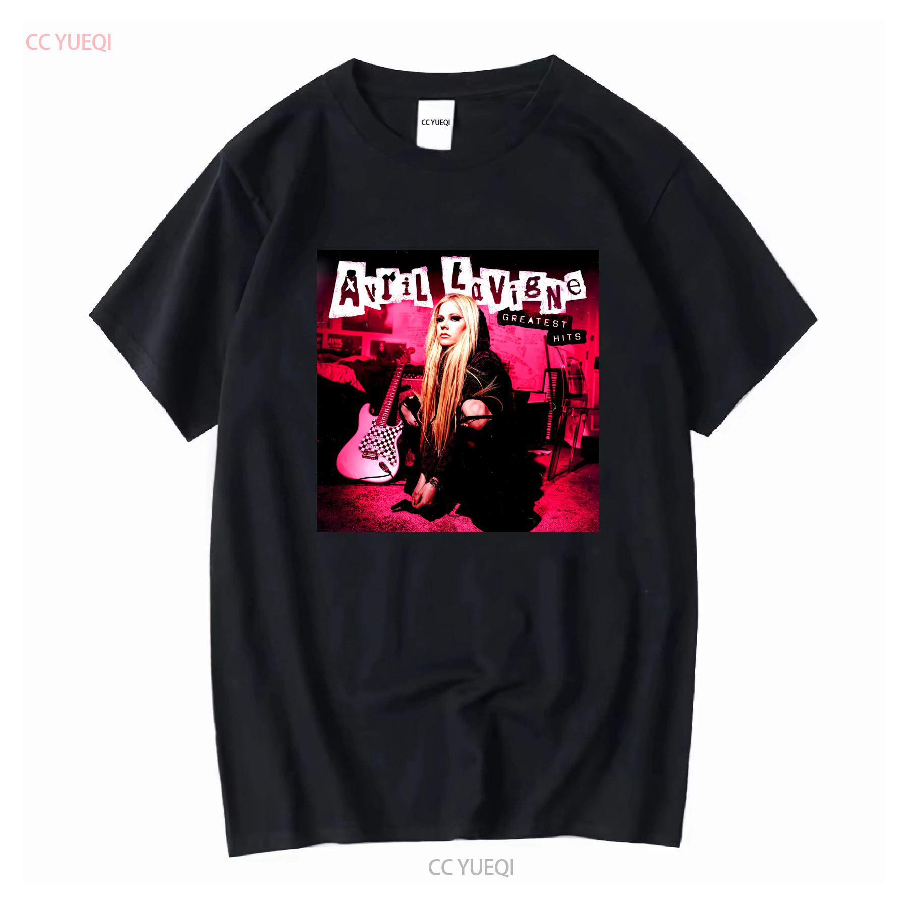 

Avril Lavigne Album Greatest Hits Adult T Shirt All Size S To 5XL AL149 long or short sleeves vintage Washed 4XL