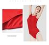 Body professionale in nylon per balletto e ginnastica per donna