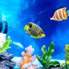 Creative Cute Kawaii Resin Ocean Animals Figurine Model  Coral Small Ornaments Diy Home Decoration Accessories Gifts
