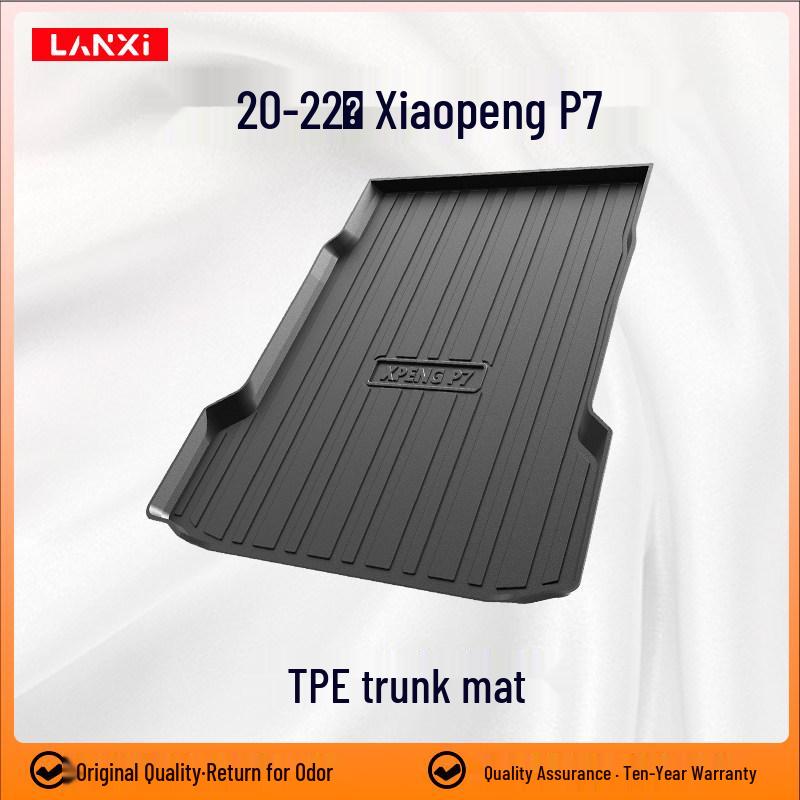 2023 Xiaopeng P7 Trunk Mat & Tail Car Accessory Set for Interior Modification