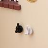 3Pcs Dollhouse Mini Clothes Hat Hook Dollhouse Simulation Wall Hook Model For 1/12 Dolls House Decor Accessories
