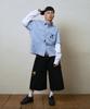 Lujeoseukeulleob Lc Logo Applique Bermuda Cotton Pants Black