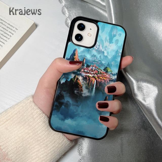 Anime Natural Landscape soft Phone Case Cover For iPhone 17 Air 16 15 14 plus 12 13 pro max coque Shell Fundas