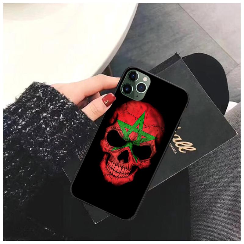 Marokko Flagg våpenskjold Pass Telefonveske For Iphone 14 13 12 Pro Max Deksel For Iphone 11 Pro Max Xs Max Xr Se 8 7 Plus X