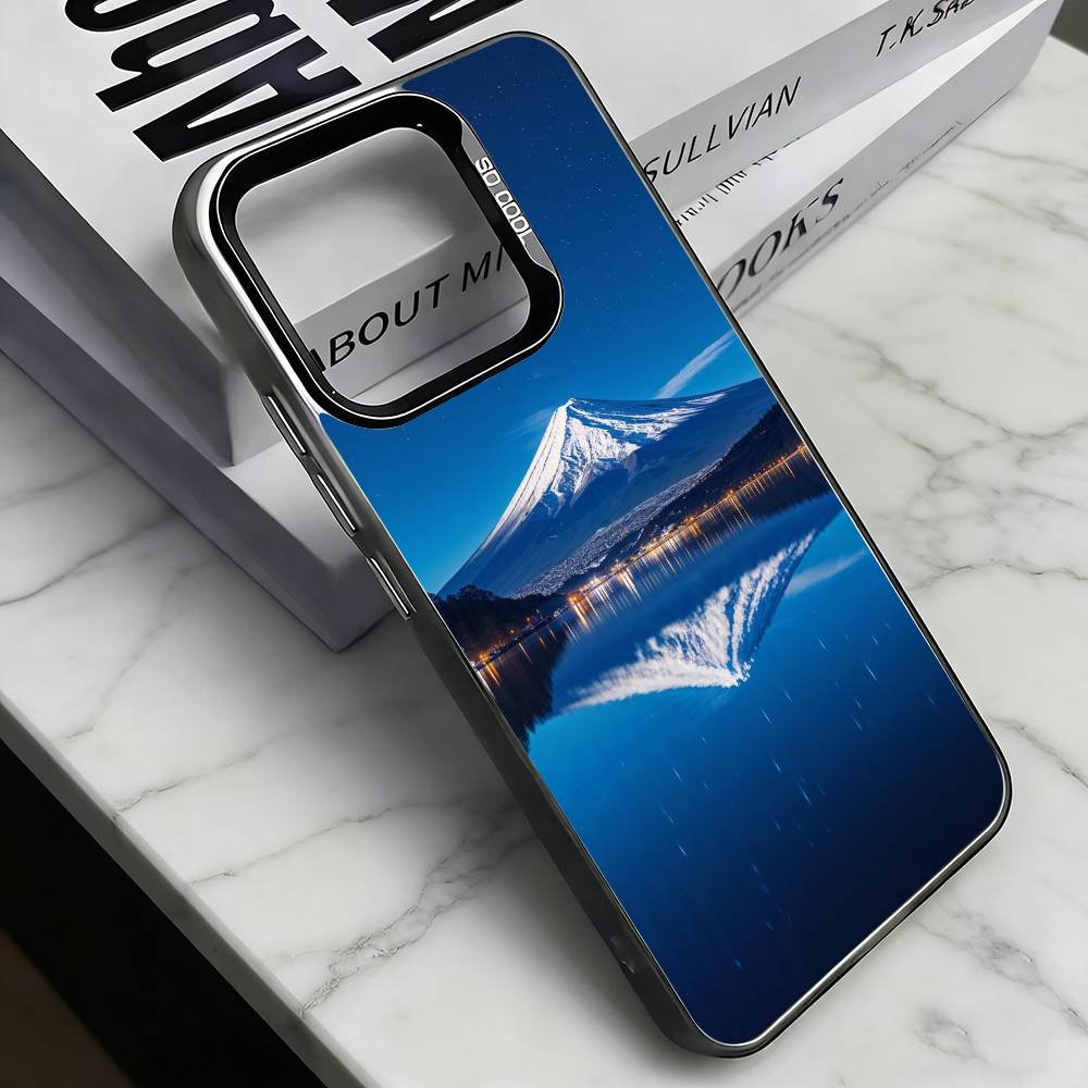 Mount Fuji, Japan  Phone Case For iPhone 17,16,15,14,13,12,11 Plus,Pro Max,XS,Colorful Silver Phone case Funda Cover