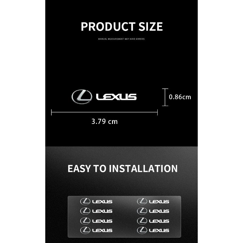 Car Interior Random Stickers Car steering wheel Decals For Lexus ES300 RX330 RX300 GS300 IS250 IS200 CT200h NX RX