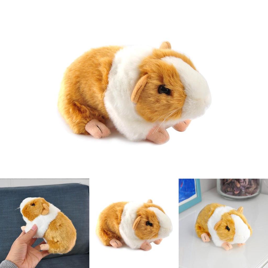 Lifelike Orange Guinea Pig Plush Toy For Children's Collection Gifts