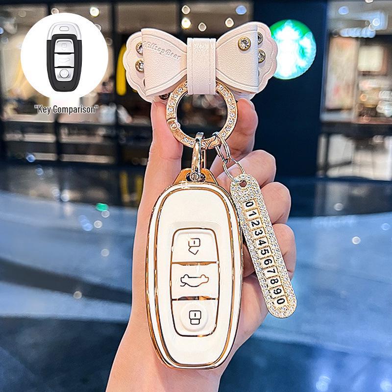 High-End Personalized Protective Shell for FAW Hongqi H7 Key - Stylish Unisex Design