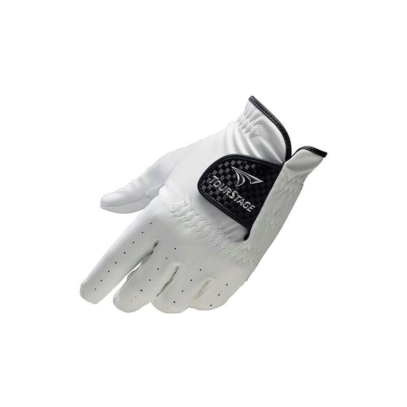 BRIDGESTONE TOURSTAGE GLTS24 Golf Glove, White, 24cm, Men's