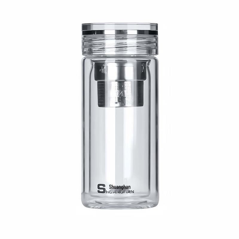 Double-Wall Borosilicate Glass Tea & Coffee Mug 300ml