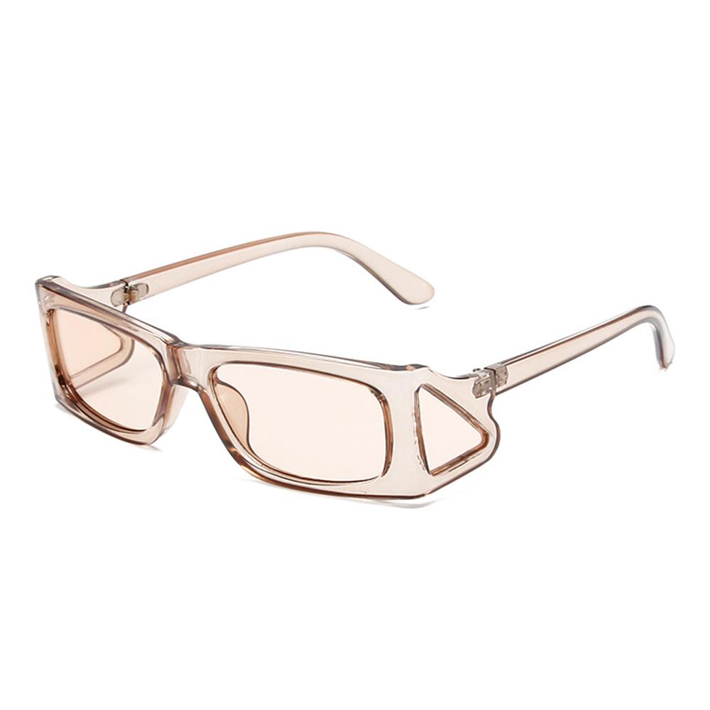 Fashion Luxury Personality Rectangular Small Frame Sunglasses Women Men Trending Punk Sun Glasses Designer Shades Black Eyewear