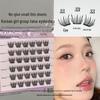 Glue-Free Self-Adhesive Natural Look False Eyelashes - Thin Strip for Beginners