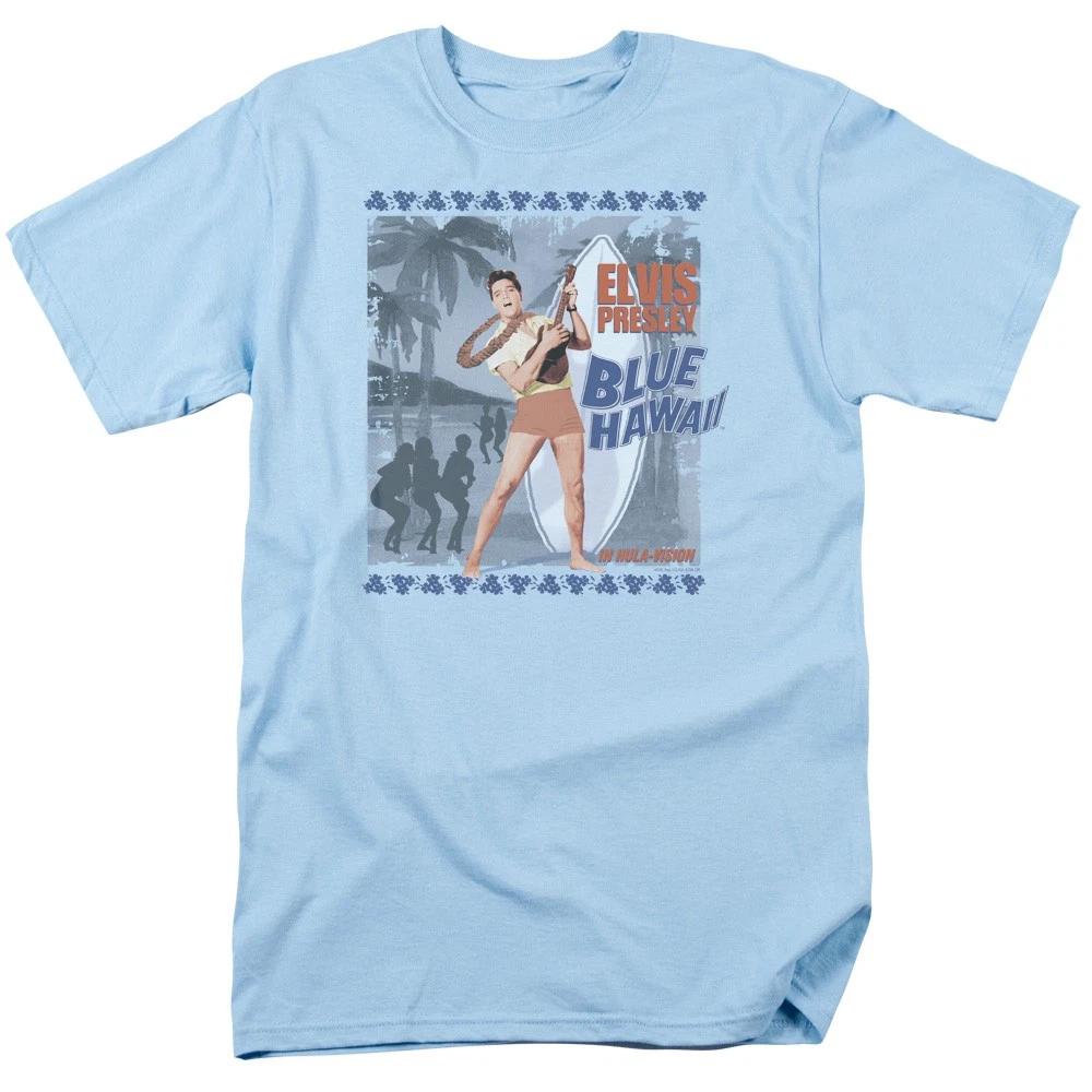 Elvis Presley - Blue Hawaii Poster - Unisex Short Sleeve Children s T-shirt - Blue 160