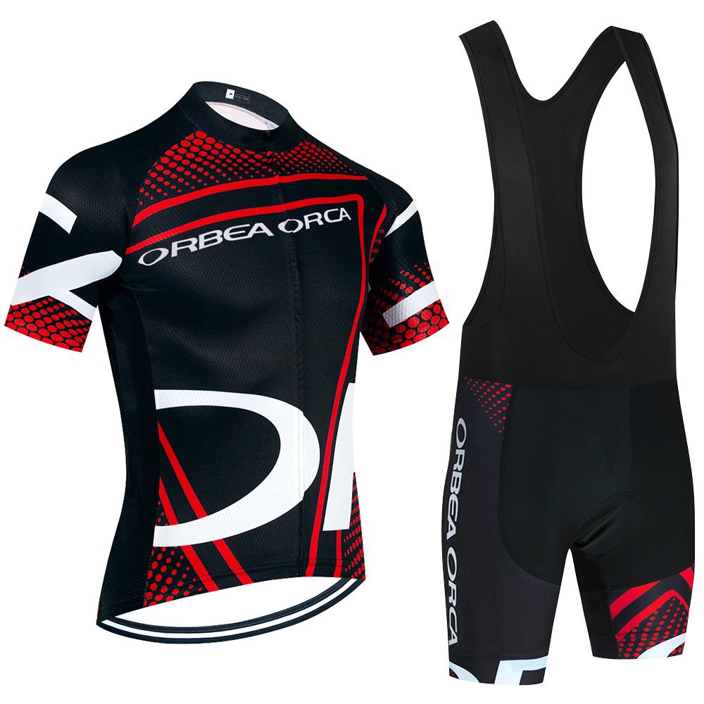 2026 Cycling Set Green Cycling Jersey Team ORBEA ORCA Bike Jersey Bibs Shorts Anti-Swear Ropa Ciclismo Bicycle Maillot Clothing