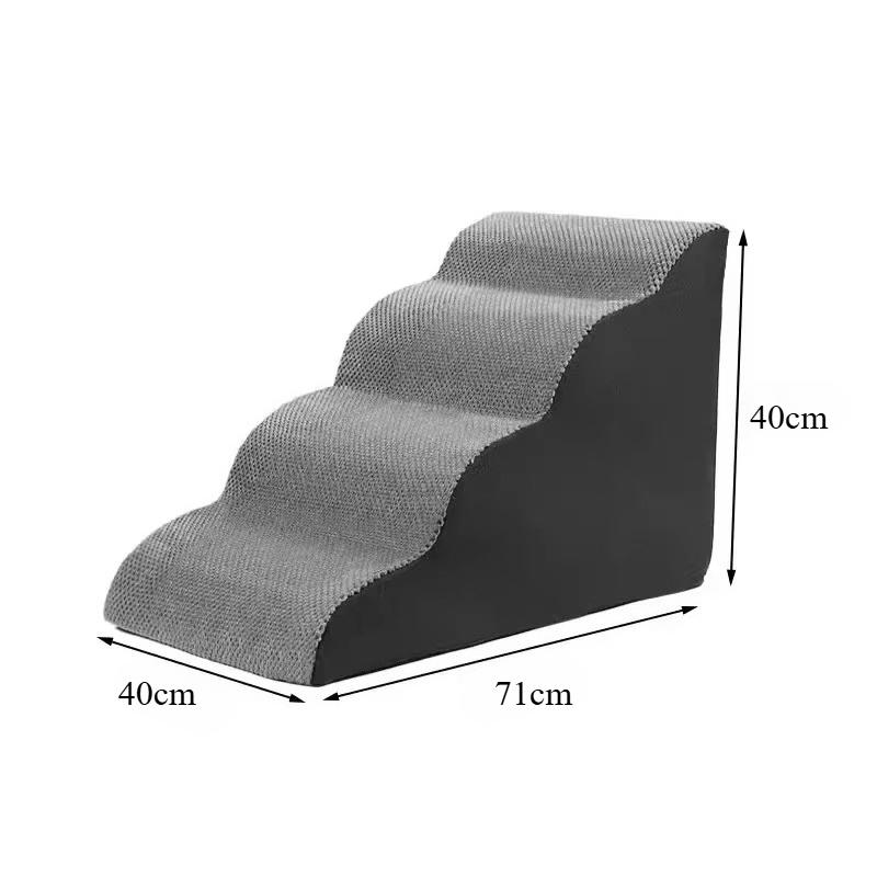 Puppy Stairs Soft Ladder Dogs Pets Sofa Bed Ramp Ramp for Dogs Protecting Pet Joint Safety Stairs Elderly Dog Steps Pet Supplies