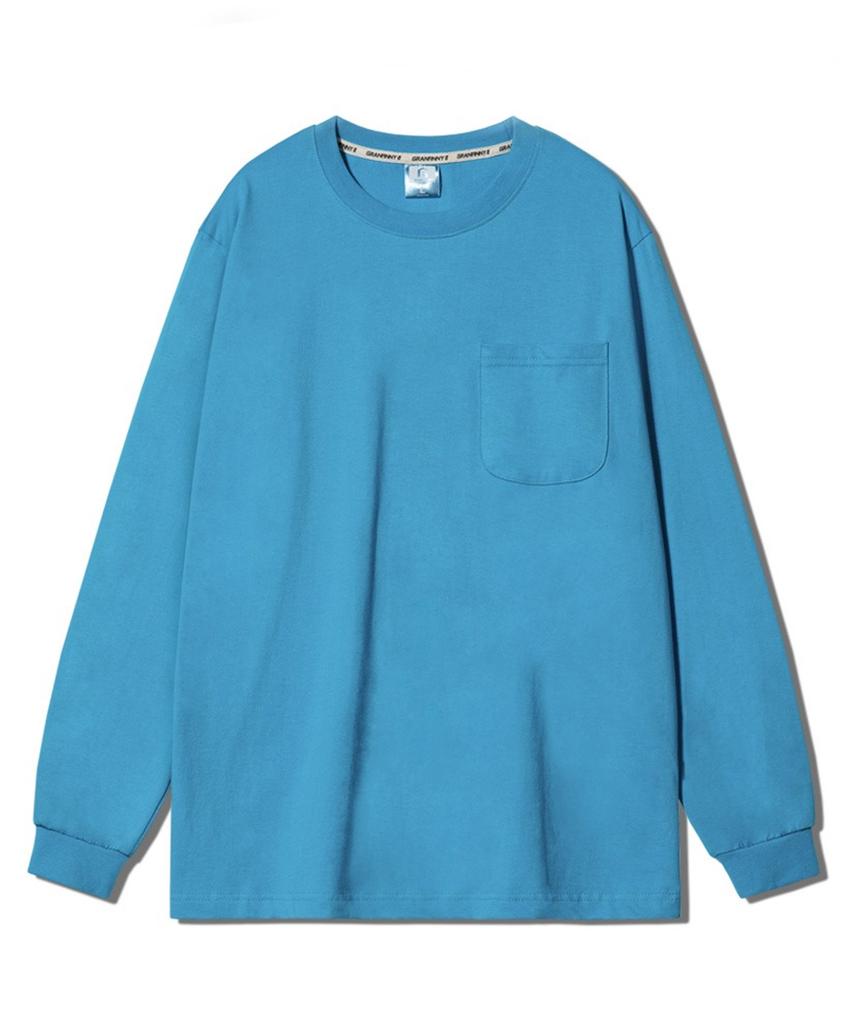 Geulaenpini Basic Pocket Long Sleeve - Ocean Blue