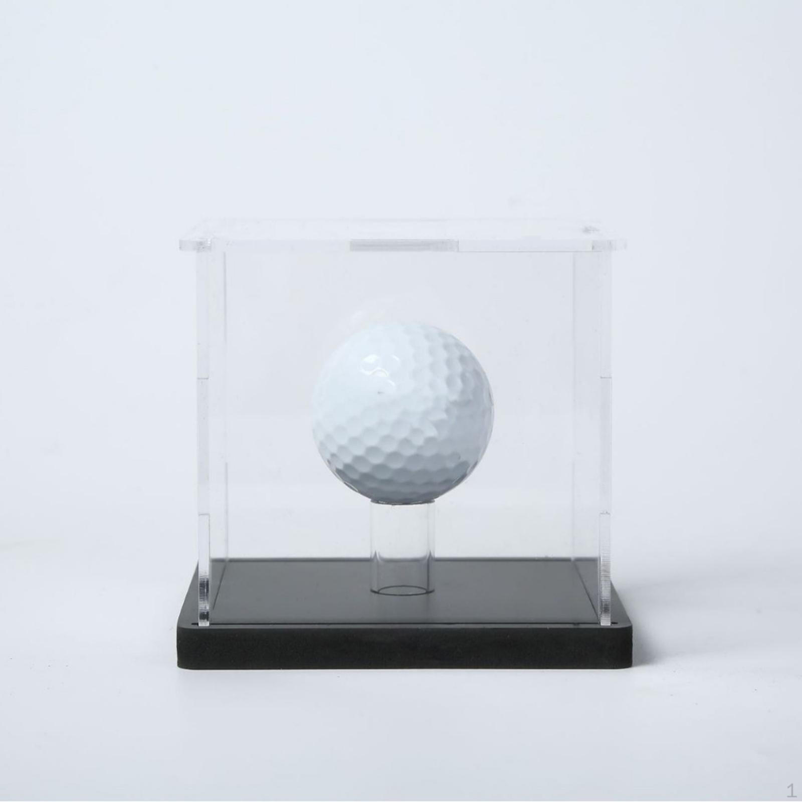 Softball Display Case Sports Ball Organizer Collectible Sturdy Showcasing Acrylic Baseball Holder