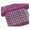 Colorful Car Phone Number Plate: Temporary Parking Solution & Interior Accessory