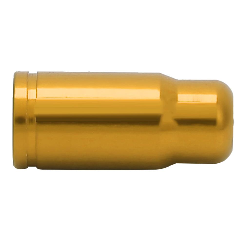 50pcs Aluminum Alloy Anodized Bike Tire Presta Air Valve Anti dust Cover Caps (Gold)