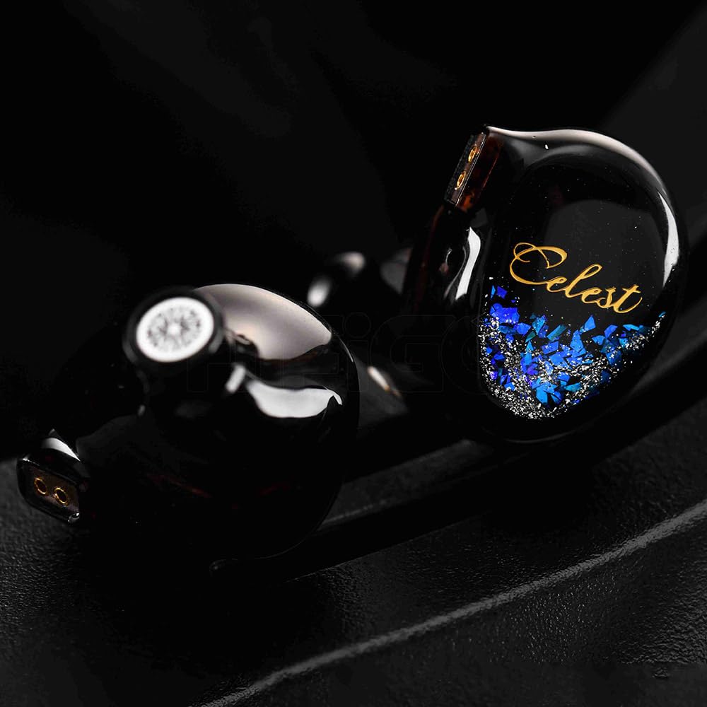 

HiFiGo Kinera Celest Plutus Beast 1 BC+1 BA+1 SPD In-Ear Monitor, Bone Conduction Driver IEM In-Ear Earphones with Hand-Painted Faceplate and Rich