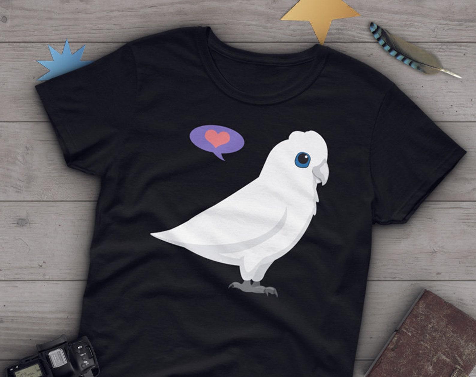 Little Corella Shirt,  , Parrot Lover Gift, Cute Bird T-shirt, Pet Bare Eyed Cockatoo Tshirt, Goffin s, Little, Tanimbar, Goffins 100