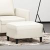 349288 vidaXL Footrest Cream 60x50x41 Cm Faux Leather