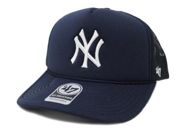 47 Brand FOAM FRONT MESH 47 TRUCKER MLB New York Yankees NAVY Mesh Cap