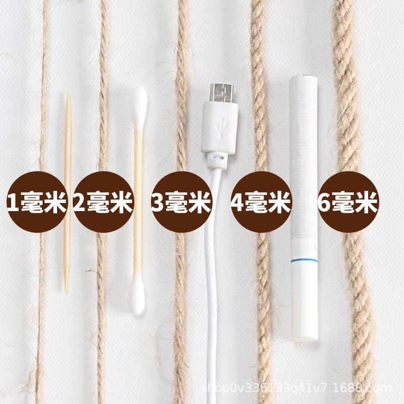 

Джутовая веревка рулон связанный ручной работы аксессуары DIY цветочное искусство связка горшок кошачий лазательный комплекс тканый декоративный материал садовая нить 6mm 50m long