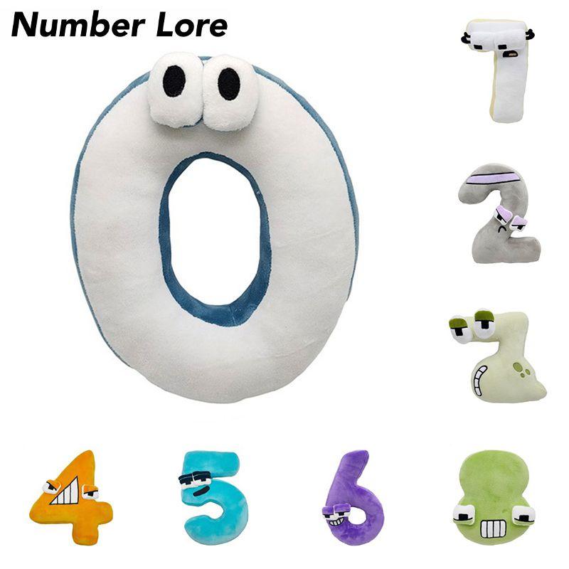 Kuschelige Number Lore Plüschpuppe Weiches Stofftier Pädagogisches Spielzeug Wohnkultur Weihnachtsgeschenk