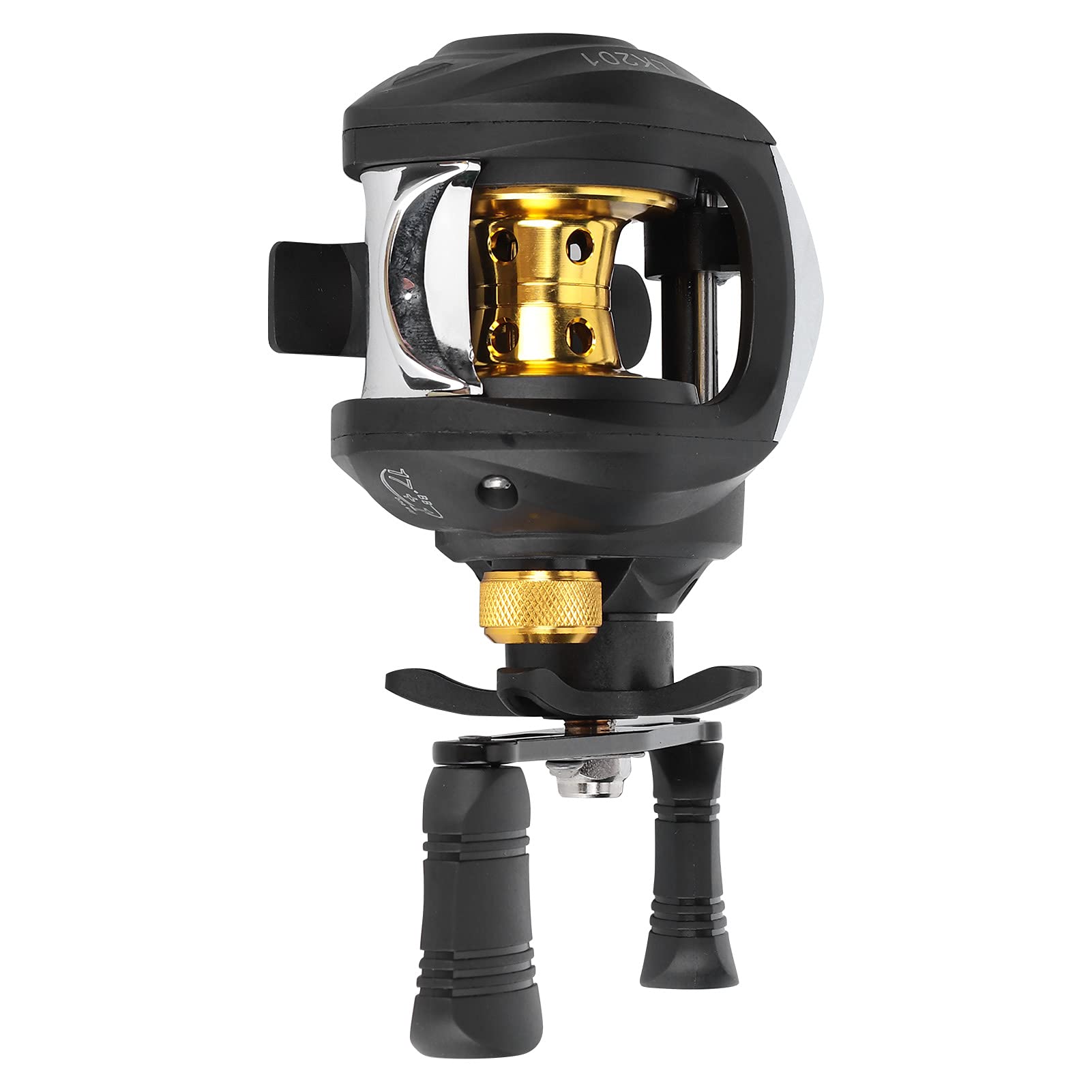 

Powerful baitcasting wheel for baitcasting reel, fishing machine (right hand)