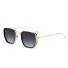 New Fashion Square Frame Sunglasses Women Retro Punk UV400 Sunscreen Personalized Stylish Shades