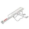 Enkrio Bicycle Carrier, Lightweight, Extendable Rear Carrier, 50kg Load Capacity, Retrofit Luggage Rack, Easy Installation, Includes Reflector