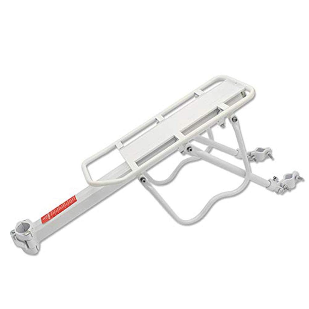 Enkrio Bicycle Carrier, Lightweight, Extendable Rear Carrier, 50kg Load Capacity, Retrofit Luggage Rack, Easy Installation, Includes Reflector