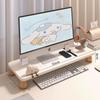 Desktop Laptop and Monitor Riser Stand with Storage Shelf