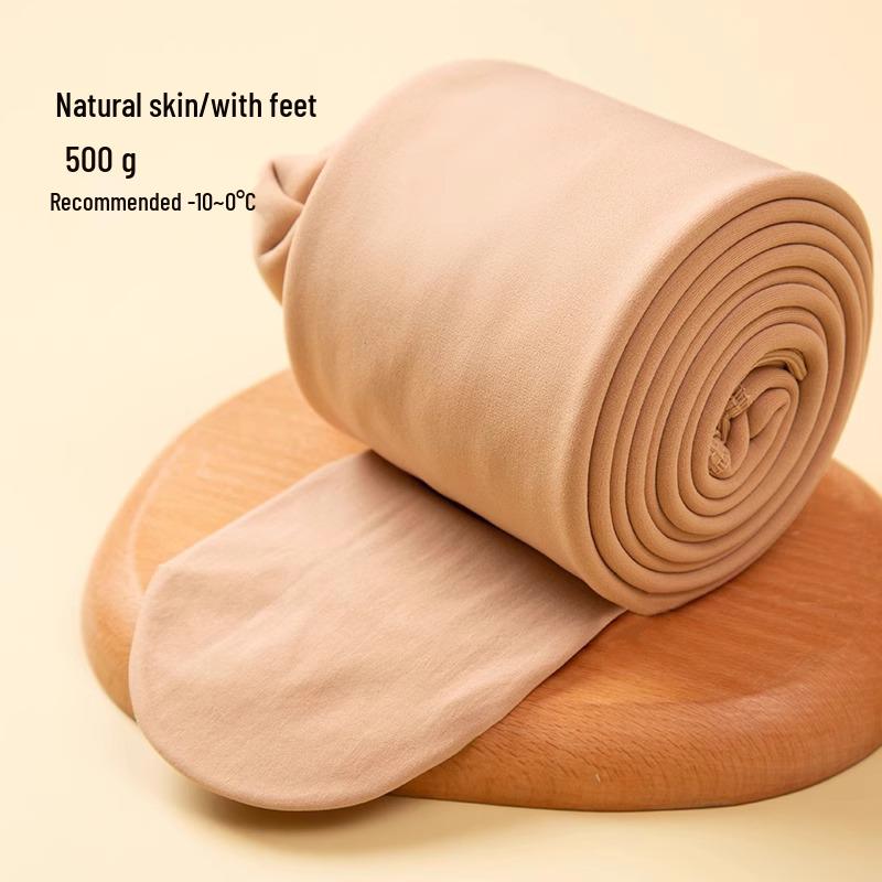 Women's Velvet Thick Base Layer Pants: Perfect for Spring & Autumn, Petite & Plus Sizes, Slimming, Foot-Covering, Wear Outside, Cotton, and Versatile.