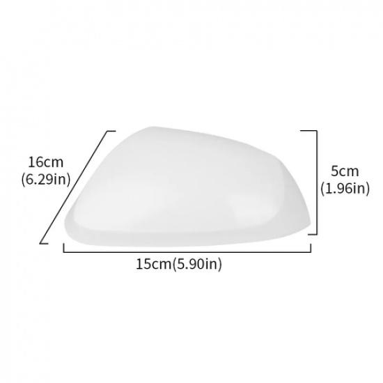 Door Wing Mirror Cover Cap Case Left Side Primed White For Hyundai i10 2013-