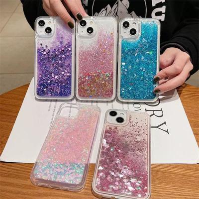 Quicksand Shell Suitable for IPhone13 Protective Case All Inclusive 12 Anti-fall Love Apple 14 Promax Mobile Phone Case