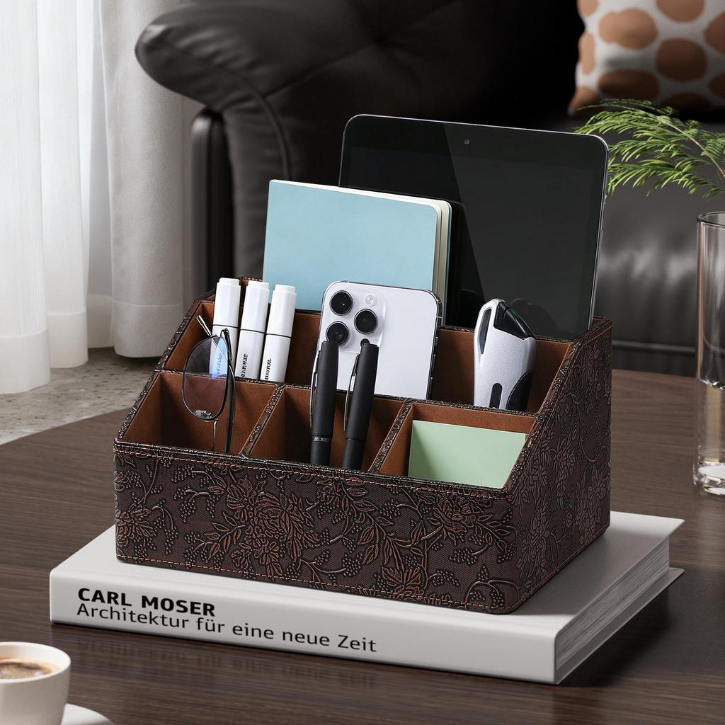 Retro Leather Pattern Tissue Box for Hotels and Restaurants
